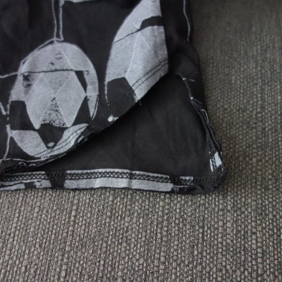 Diesel Black Gray And Purple Short Sleeve Top 100% Cotton Made in Turkey Size S - Picture 5 of 12